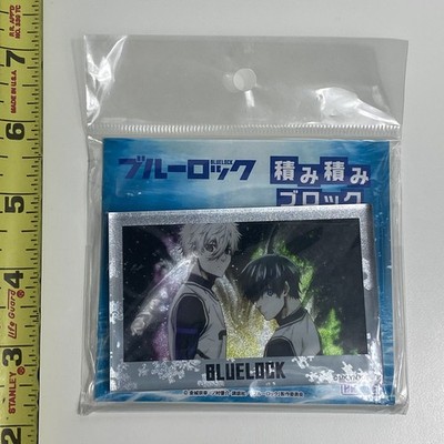 Blue Lock Glitter Isagi Yoichi & Nagi Seishiro Mini Anime Manga Acrylic Block