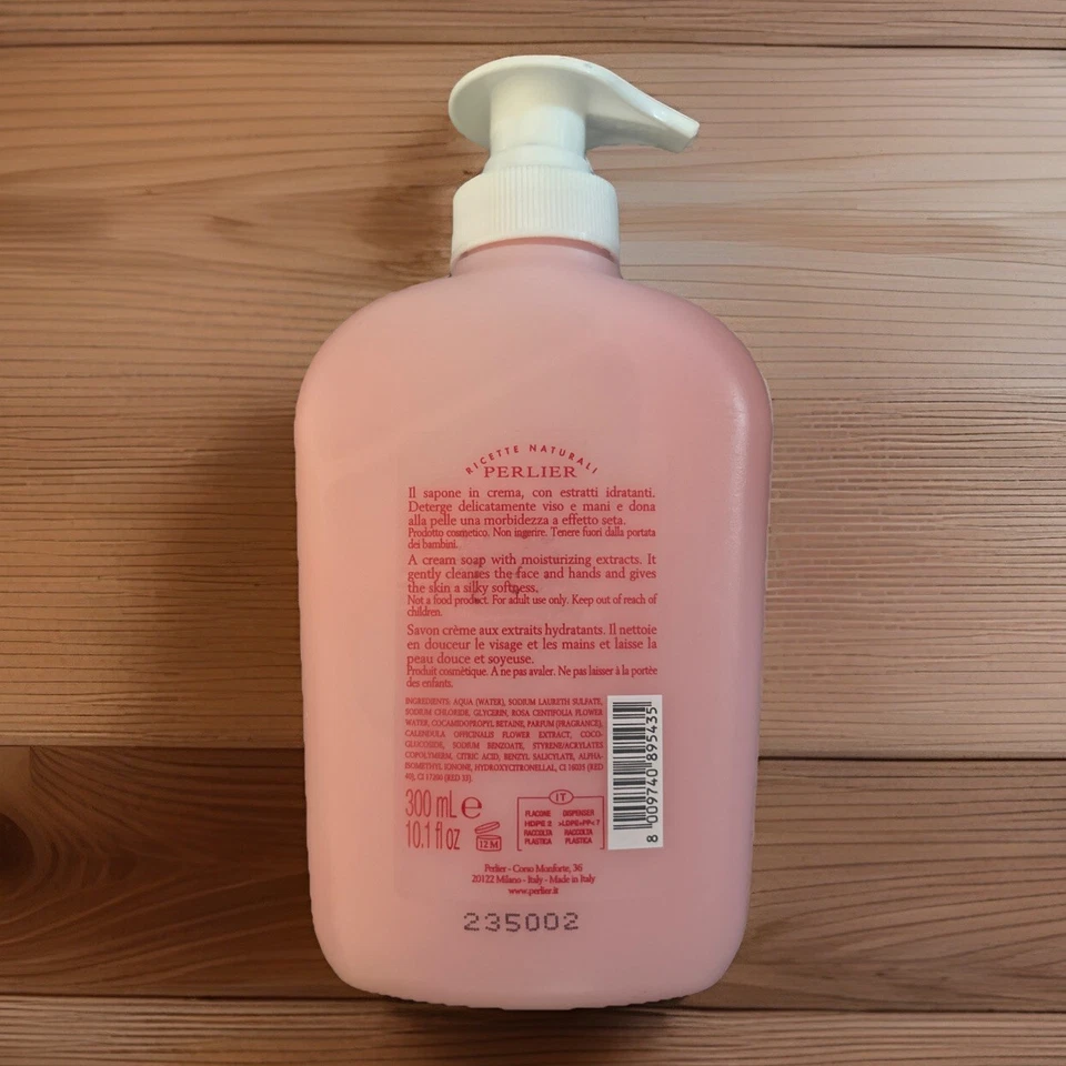 Jabón líquido sedoso Perlier Rose Petals 10,1 oz NUEVO Foto 2 de 2