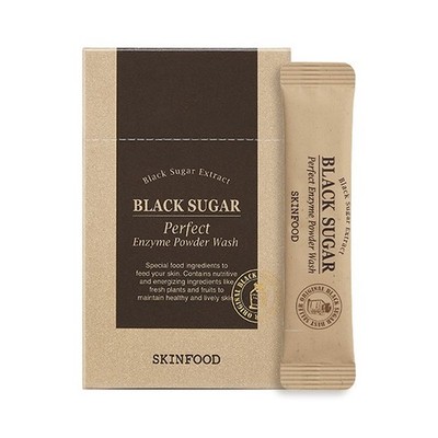 SKINFOOD Black Suga Perfect Enzyme Powder Wash 1.2g×30ea 2Pcs K-Beauty