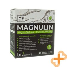 MAGNULIN Suplemento de Magnesio e Inulina 28 Bolsitas en Polvo Sistema Nervioso Muscular