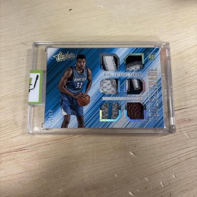 2015-16 Absolute Karl-Anthony Towns Tools of the Trade Rookie Six Patch RC #/25