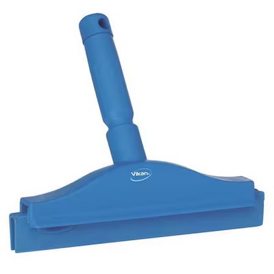 Vikan 77113 Vikan Blue 10'' Polypropylene Bench Squeegee, Width: 9.84''