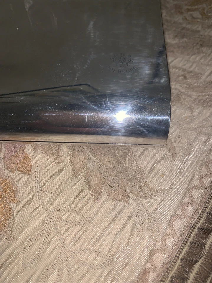 SCATOLA CARTE DA GIOCO DAL NEGRO In Silver Plated - Immagine 2 di 4