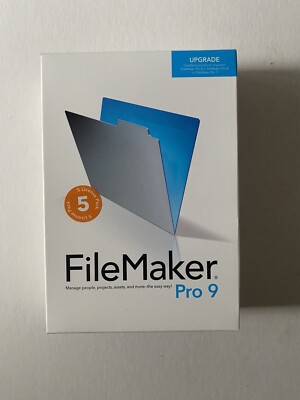 FileMaker Pro 9 Upgrade 5 User Licence | eBay UK