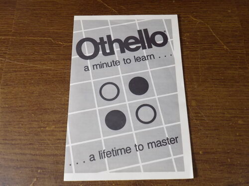 1986 Othello Board Game Replacement Parts & Pieces Milton Bradley Discs Board - Picture 4 of 17