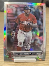 2022 Topps Chrome Sonic Base Refractor #55 Xander Bogaerts - Boston Red Sox 