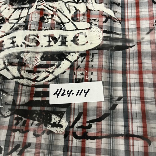 Ed Hardy Shirt Mens XL Plaid Logo Embroidered Button Up Biker Y2K - Picture 13 of 13