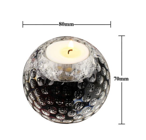 Jiallo Golf Ball Tea Lite Candle Holder 3" diameter - Picture 2 of 4