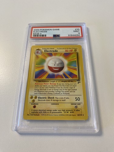 Electrode graded PSA 9 for sale on eBay