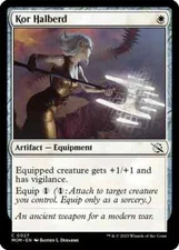 MTG Singles: Kor Halberd - March of the Machine (MOM) - NM