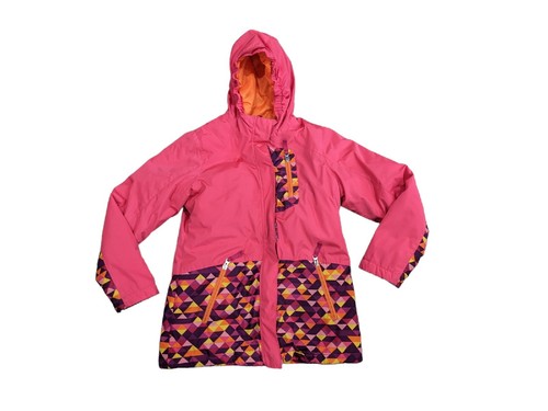 Girls Lands End Kids 3 in 1 Winter Coat Jacket Large 14 EXCELLENT Condition