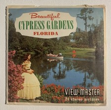 View-Master BEAUTIFUL CYPRESS GARDENS FLORIDA - A961 - 3 Reel Set V7 