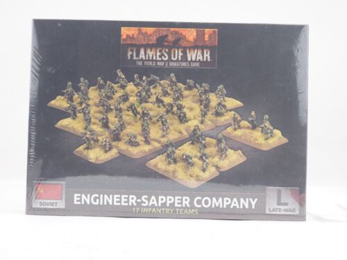 FLAMES OF WAR SOVIET ENGINEER - SAPPER COMPANY. VERSIEGELT. BLAU 1897