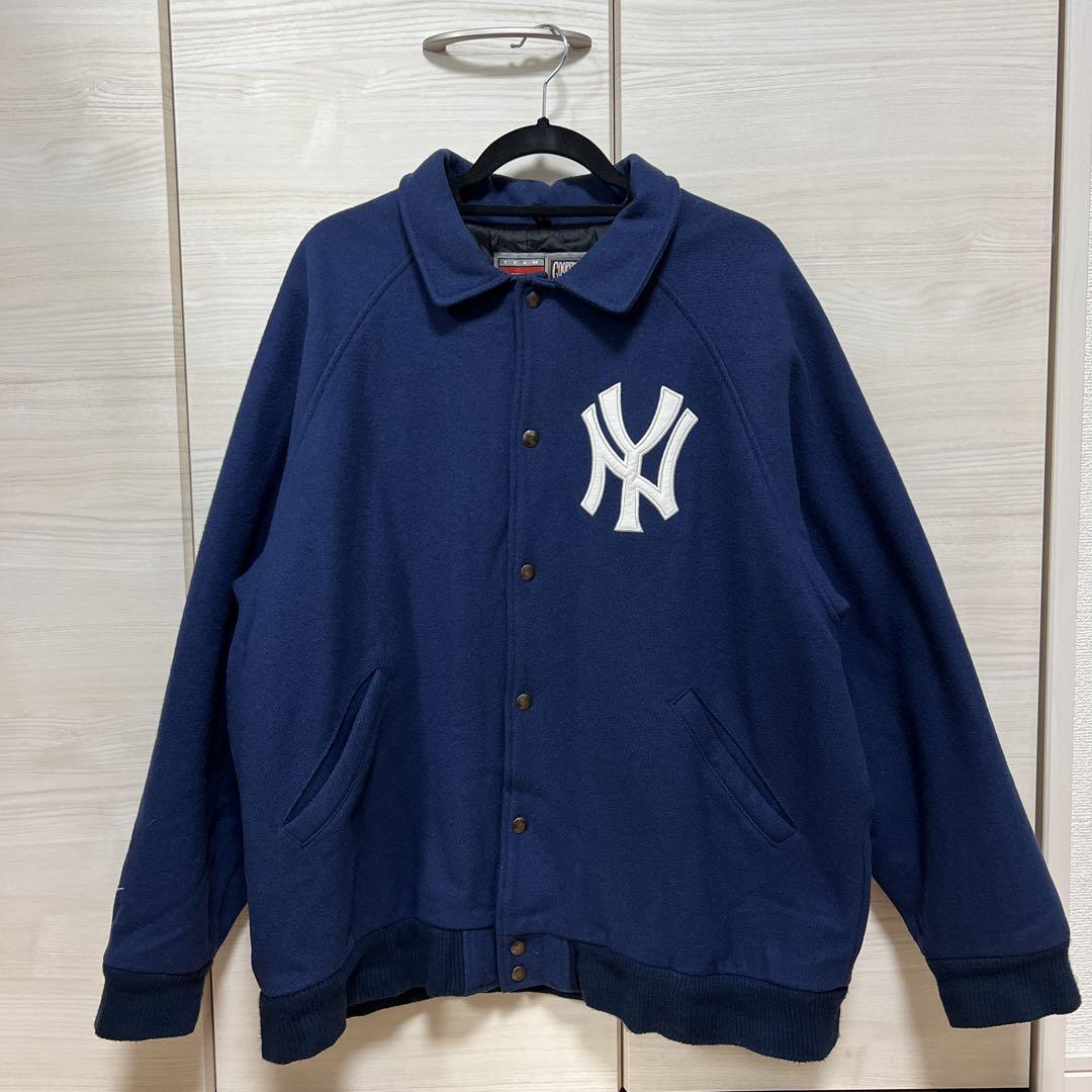 Nike Yankees Stadium Jacket Wool Triple Collaboration Navy New Size L