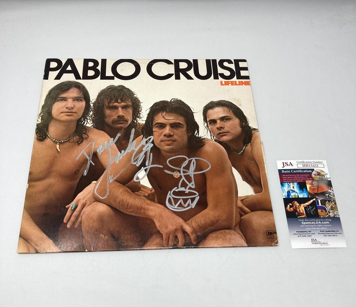 Pablo Cruise signed Lifeline Album JSA COA Certificate (David