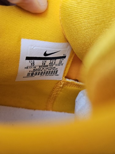 NEW (no box) NIKE ZOOM REV TB Gold Orange Yellow Men's Size 15 902589-702 RARE - Picture 13 of 13