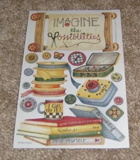 Creative Imaginations Sticker Sheet ~ by Debbie Mumm.....Crafts/Scrapbooking DIY