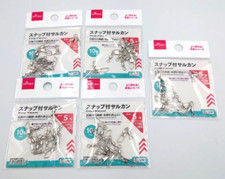Daiso Japan Fishing Snap Swivel Size 5 Pack of 10 × 5 Bags Stainless Connector
