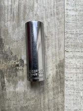 VINTAGE CRAFTSMAN  44409 V METRIC 12mm DEEP SOCKET 1/4 DRIVE 6 POINT