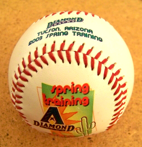 Pallone da baseball Diamondbacks Spring Training 2003 Arizona Tucson RIK