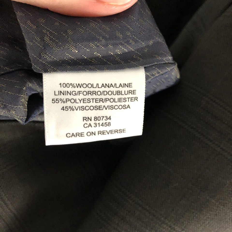 Max Azria Womens Black Wool Suit Jacket Size Small EUC - Image 4 of 4