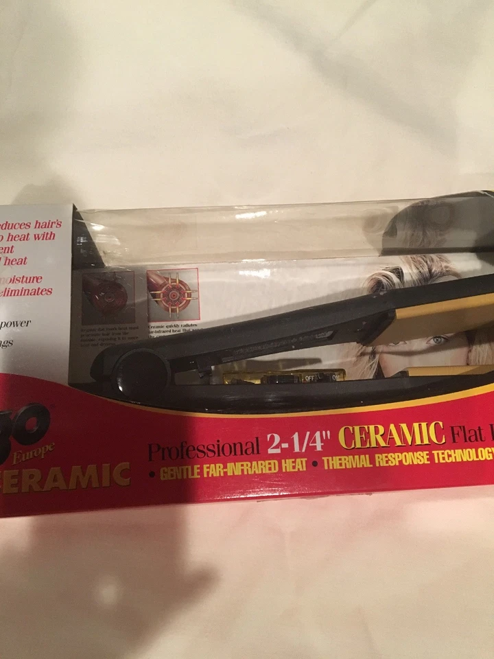 Plancha de cerámica Wigo - 2-1/4" (WG5307) profesional Foto 4 de 4