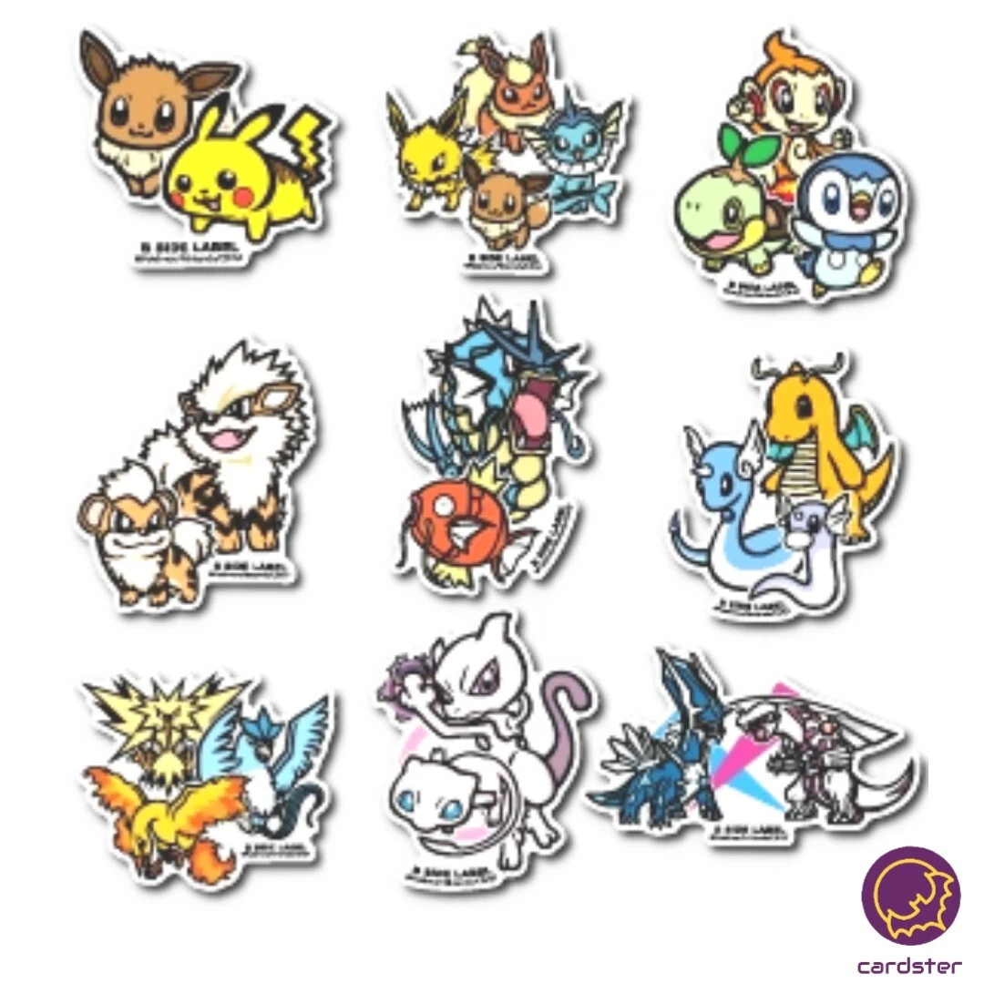 B-SIDE LABEL Pokémon-Sticker Menki – PokéOta