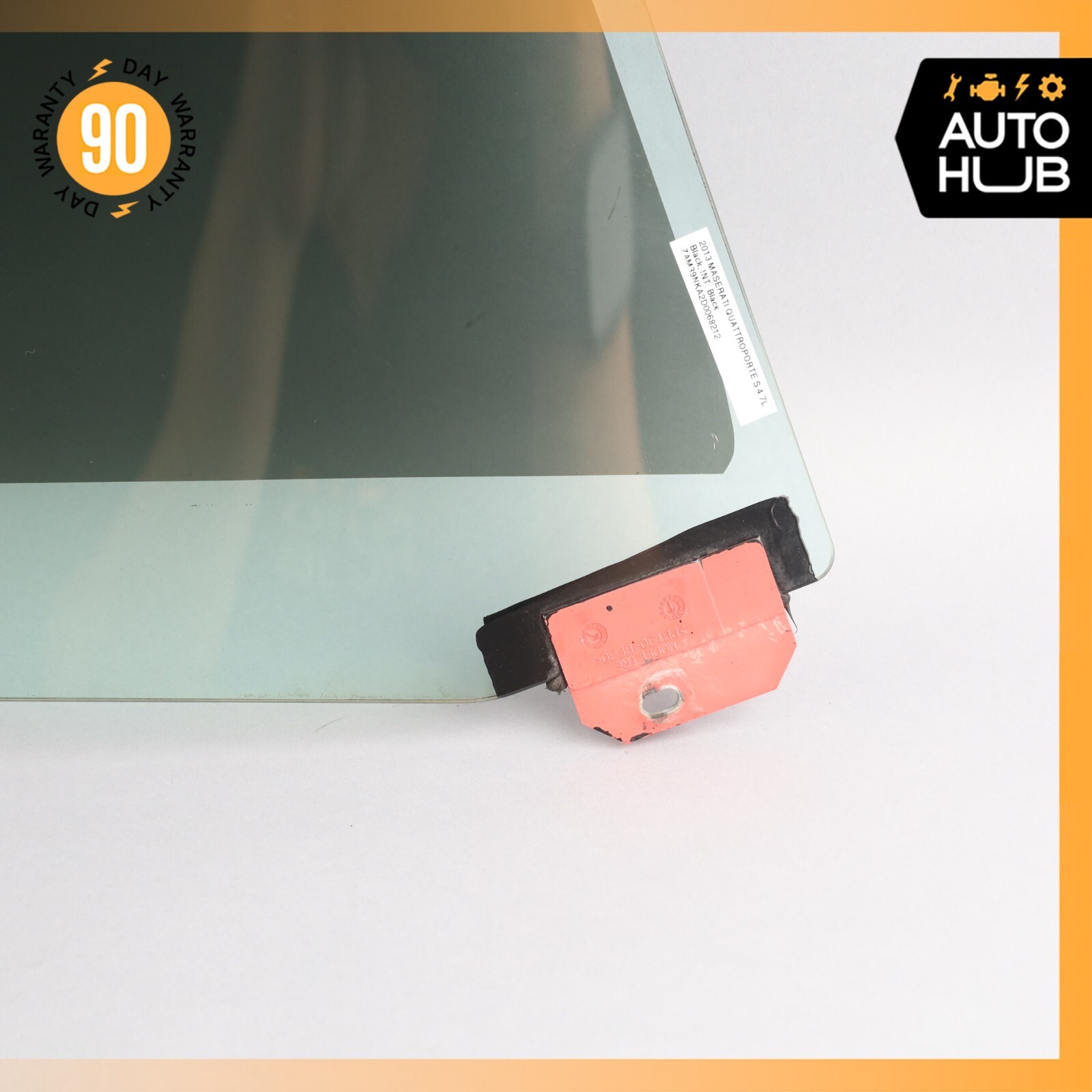 03-13 Maserati Quattroporte M139 Front Left Side Door Window Glass OEM