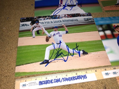 STEVEN MATZ LOT OF (7) NEW YORK METS SIGNED AUTOGRAPHED BASEBALL 8X10 PHOTOGRAPH - Picture 4 of 6