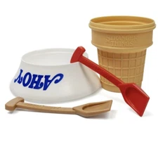 🍦 Netflix Stranger Things: SCOOPS AHOY  Ice Cream Bowl Set 2 Bowls 2 Spoons 🍦