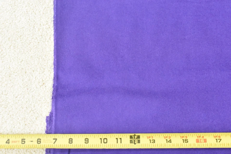 18" Long, Solid-Dark-Purple Flannel, V567 - Image 2 of 4