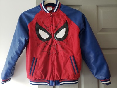 leather jacket spiderman