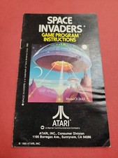 Space Invaders Atari 2600 Manual Only