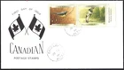 🍁Canada  #1839/1840    "Birds of Canada"    Fine New  2000 Special Event Cachet