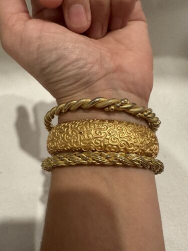 Vintage Anne Klein Gold Armreif Stapelarmbänder - Bild 2 von 11