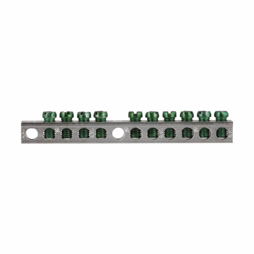 Eaton GBK10 Ground Bar Kit 4.29" 10-Terminal 14 To 4 AWG