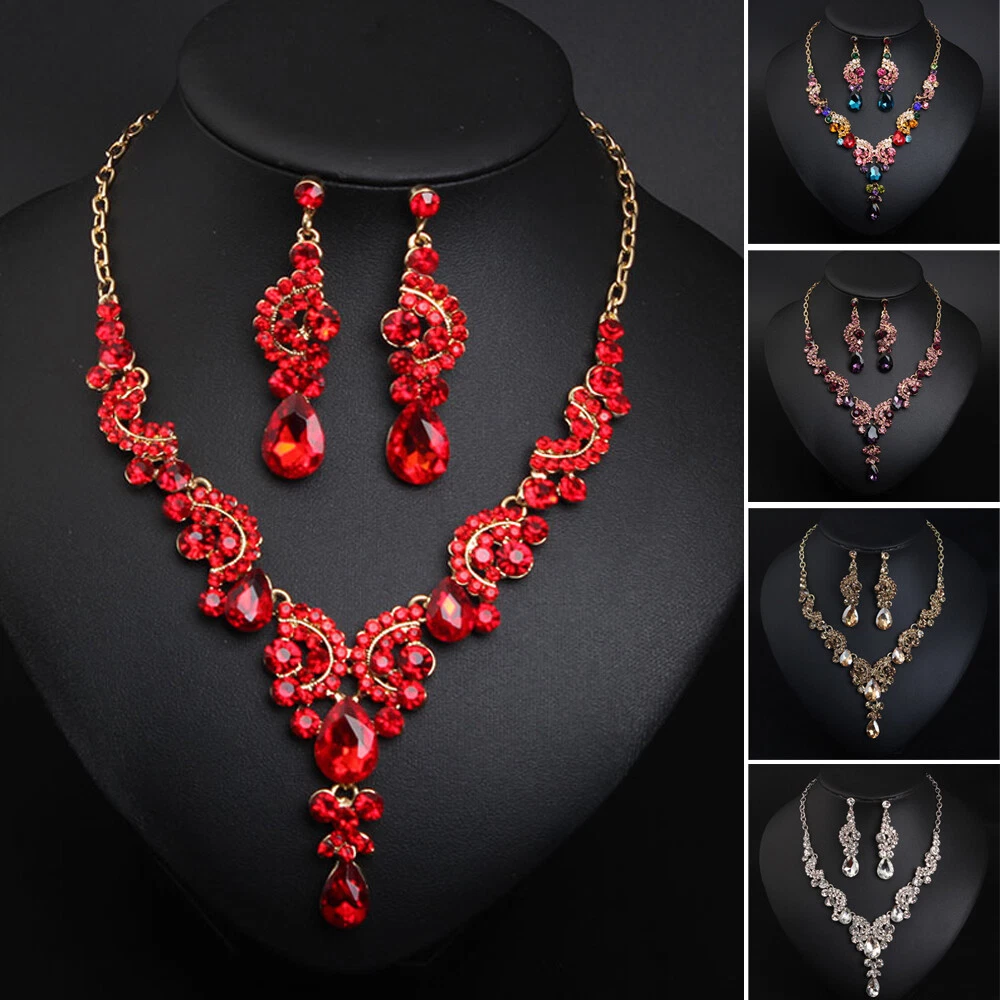 Cheap bridal sale party jewelry sets