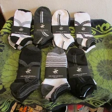 U CHOOSE. MEN'S 3 PACK BEVERLY HILLS POLO CLUB STRETCH LOW SOCKS. . 6- 12