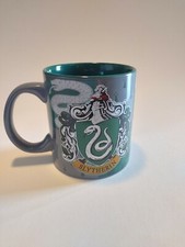 Harry Potter SLYTHERIN House Crest Ceramic Green Mug 14oz.