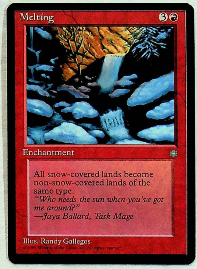 Melting - Ice Age - 1995 - Magic the Gathering
