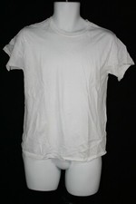 008X04 Hanes B21386 Boys Tagless Crewneck Undershirt 6-Pack SM White