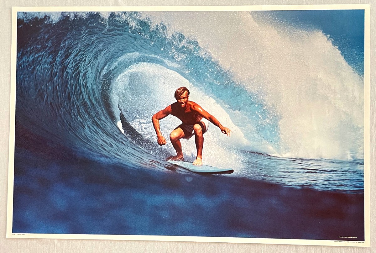 Surf Poster- In the Curl-photo Steve Wilkings 1973 | eBay