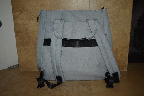 Bugatti Henry REBORN Backpack 3 In 1 Bag purse Tote Unisex Mens Womens Gray Grey - Picture 5 of 16