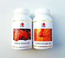 DXN Reishi Gano RG 90 + Ganocelium GL 90 Capsules Ganoderma + USA
