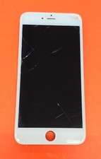 For Parts Apple iPhone 6s Plus White Cracked LCD Screen Display