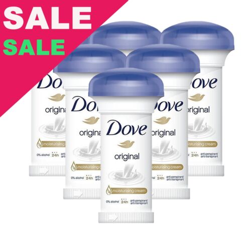 Dove Original Deodorant Antiperspirant Cream Stick 50ml Select Quantity - Picture 1 of 4