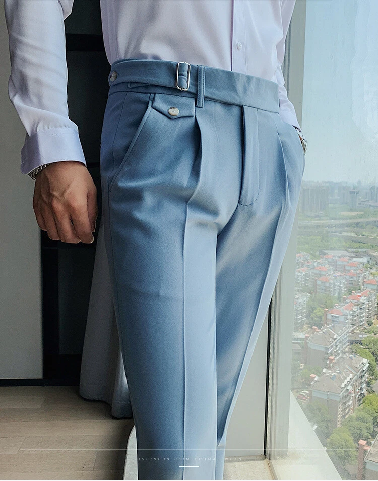 light blue dress pants