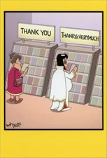 Thank Ya Very Much Funny Tim Whyatt Thank You Card - Greeting Card by Nobleworks