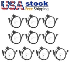 10x Earpiece Headset for IC-F4 F24 F25 F26  F3001 F4001F4002 F4003 F4011 Radio