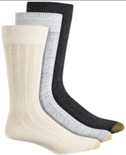 GOLD TOE Premier Men's Hampton 3-pk. Crew Socks